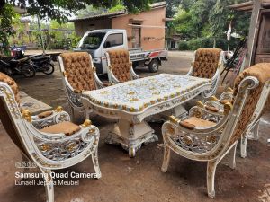 Meja makan luxury jati
