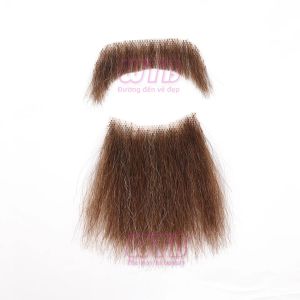 Râu Giả Đen Tự Nhiên Ria Mép Giả Râu Dê Giả Tóc Giả Mặt Lưới Trong Suốt Dùng Cho Tiệc Hóa Trang Halloween