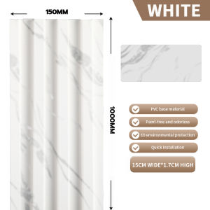 WPC Wall Panel Waterproof Grille Design Ecological Board Wallpaper Sticker TV Background Wall