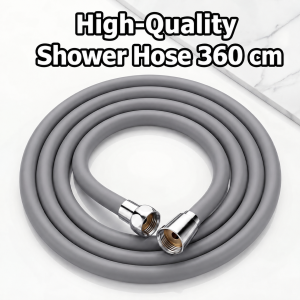 Flexible Shower Hose Premium Silicone 1.5m 2m 2.5m G1/2 360° Anti-Tangle Kink-Free BPA-Free Bathroom Water Heater Replacement