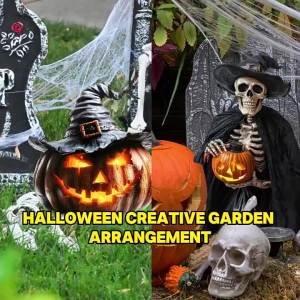 Halloween Party Props Decoration Ghost Hand Pumpkin Skeleton Stakes for Garden Home Ornament Gift