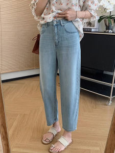 Fall 2025 plus Size Womens Harlan Tencel Loose Jeans Slimming Loose Leggings High Waist Denim Pants Wide Leg Pants