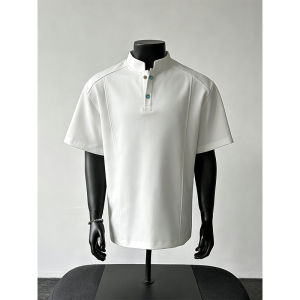 CHENMU | Chinese Style Boxey Heavyweight Polo Shirt T-Shirt