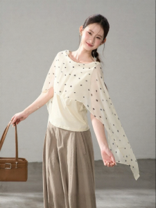 HTMEME | Áo Dây Phong Cách Pháp Chấm Bi Giúp Gầy Stylish Mùa Hè