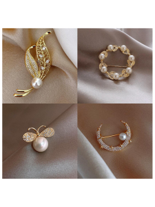 Besee | Anti-Exposure Pin Clip Invisible Adjustable Clothes Fixing Pearl Pin