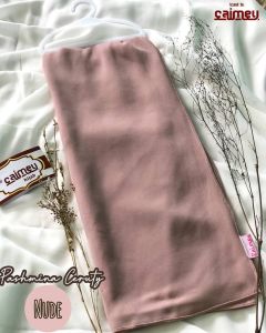 Hijab Pashmina Polos Ceruty bobydoll Premium Tidak Licin Mudah Di Bentuk