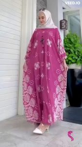 Kaftan Lebaran 2025 Model Terbaru Simple Mewah Elegan Jumbo XXL