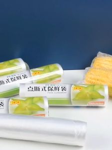 Roll Isi 100 PCS Plastik Kantong Buah Sayur Telur ala Supermarket