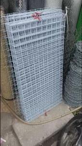 Lưới Thép Hàn Ô 5x5cm DàixRộng (1m x 50cm) Mạ Màu Trắng - Lưới Hàng Rào Chuồng Nuôi Trồng Cây