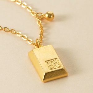 Chow Sang Sang 周生生 999.9 24K Pure Gold Essence Seal-Stamped Bullion Necklace for Women & Men 47cm 93771N Price-by-Weight 7.86g Gold