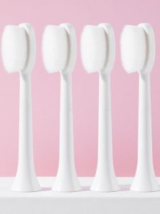 Electric Toothbrush Head Replacement Soft Bristles Deep Cleaning Gum Protection Vacuum Packed for Adult Oral Care Beauty Instrument