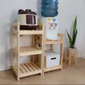 Rak dispenser | Rak rice cooker | Rak magicom | Rak kayu susun serbaguna. 