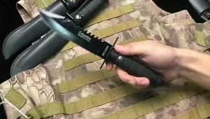 มีดพับเล็ก มีดดาบซามูไร มีดพกทหาร COLUMBIA KNIFE มีดตรง Tactical Camping Fixed Blade Knife 440C Stainless Steel Outdoor Hunting Knives