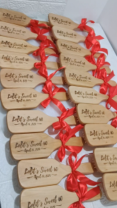 Personalized Engraved Wooden Brush Wedding and Birthday Souvenir Gift Items