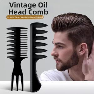 Vintage Quiff Texture Fluffy Back Comb Styling Hair Wide Tooth Comb