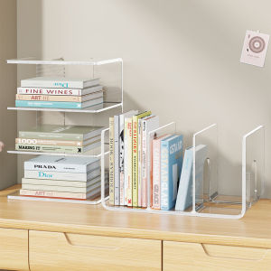 Transparent Acrylic Multilevel Bookstand Storage Organizer
