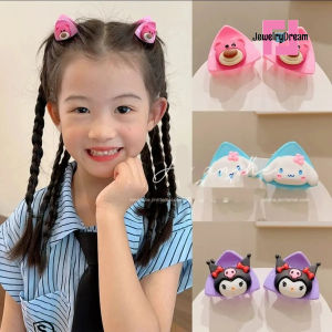 [Bán thua lỗ] Kawaii Sanrio cinnamorol kuromi kẹp tóc nhỏ hoạt hình dễ thương tai mèo công chúa Phụ kiện tóc kẹp tóc cho bé gái