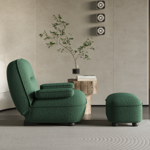 Nordic Designer Beetle Leather Sofa Bedroom Living Room Single Chair Modern Minimalist Style Sponge Filling High Quality Luxury