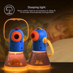 MiDeer Story Projection Torch with Night Light Kids Sleep Stories Flashlight Luminous Toy Animal Slide Show 12 Fairy Tales Movies Great Educational Toy Gift for Boys and Girls