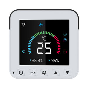 Tuya WiFi สมาร์ท Air Conditioner Controller อุณหภูมิความชื้นอินฟราเรด Controller USB Power LCD หน้าจอสัมผัส Google Home Alexa