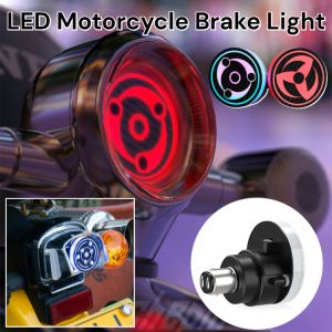 Flashing LED Sharingan Rotating Motorcycle Brake Light Flashing Tail Eye Warning Lamp LED Motorcycle Brake Light