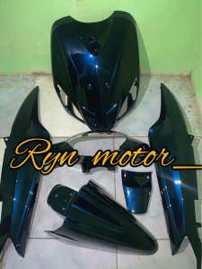 cover body full halus yamaha mio sporty monlight blue custom