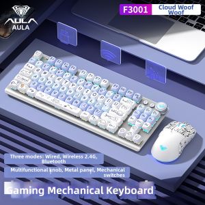 AULA | Wireless Multi-Mode Gaming & Office Keyboard and Mouse Set