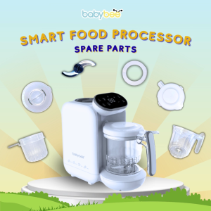 Babybee Smart Food Maker Mixing Bowl Spareparts Set with Cover