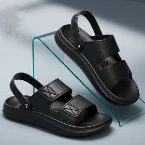 รองเท้าแตะผู้ชายฤดูร้อนใหม่ กันลื่น ทนทานต่อการสึกหรอ รองเท้าแตะลำลองสำหรับกลางแจ้ง รองเท้าแตะสำหรับกลางแจ้ง พื้นนุ่ม