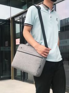 กระเป๋าแล็ปท็อป / กระเป๋าแขวนเหมาะสำหรับ 17inch 18.5inch 20inch และขนาดด้านล่างแล็ปท็อปแบบพกพาหนาสีเทากระเป๋าคอมพิวเตอร์