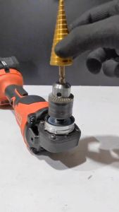 Mata Bor Pagoda Kerucut Besi Baja & Kepala Bor Jadi Gerinda Drill Chuck