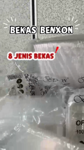 BENXON OPS-OP1H Clear Kuih Container (100pcs) – Disposable Bakery Food Container for Business Use