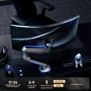 Brateck | Flexible RGB Cyberpunk Design Monitor Arm E700