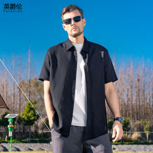 Enjeolon | Loose Fit Breathable Mens Summer Shirt