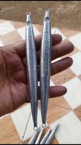 Metal jig belegbeg blank 100 +150 gram umpan ikan