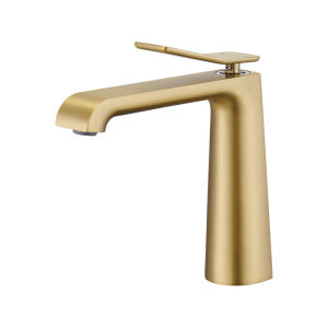 อ่างล้างหน้าในห้องน้ำทองแดงที่เรียบง่ายก๊อกน้ำยึดแท่นก๊อกน้ำร้อนและเย็นโครเมี่ยมสีดำชั้นวางของในห้องน้ำก๊อกน้ำอ่าง