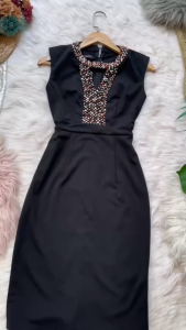 MyDu Shop | MS 2726 | Đầm Ôm Cổ V Nẹp – Tôn Dáng Chuẩn Phong Cách Quý Cô