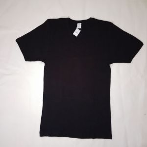 Cole T-Shirt Baju Kaos Oblong Polos Pria Dewasa V Neck Leher V Kerah V Lengan Pendek Bahan Cotton Katun Premium Tebal Adem Terbaru Murah Hitam Aesthetic Keren