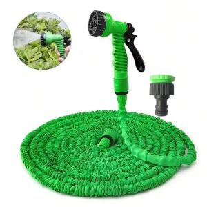 25ft -200ft retractable magic hose high-pressure car washing device water gun household garden watering hose garden water