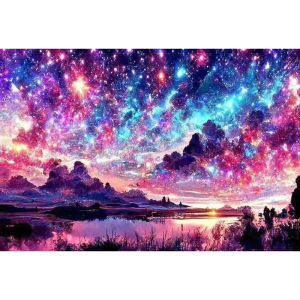 500/1000/1200/2000PCS Jigsaw Puzzle Mountain Landscape Fantasy Art For Adults Great Weekend Relaxation And Family Fun Gift