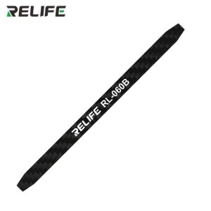 RELIFE RL-060B Carbon Fiber Disassembly Crowbar for Mobile Phone Laptop Maintenance Non-magnetic LCD Screen Dismantling Tool