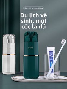 ETRAVEL | Portable Toothbrush and Rinse Cup Set