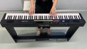 Đàn Piano Điện Toyo X900 Gấp Gọn -88 Phím Nặng Cảm Lực - Kết Nối Bluetooth + Bộ Chân Gỗ