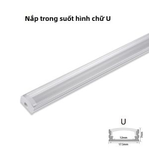 Thanh Nhôm Định Hình Đèn LED 1-30 Chiếc Dùng Cho Đèn Tủ Đèn Nhà Bếp Đèn Tủ Quần Áo Đèn Quầy Bar Sử Dụng Trong Nhà