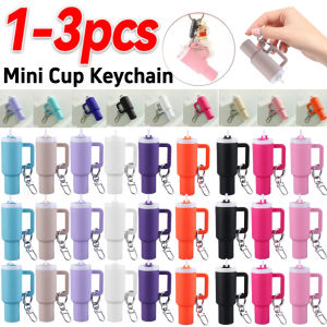 Mini Cup Keychain Mini Tumbler Keychain Cute Tumbler Key Ring Handbag Charms Key Ring Mini Keychain Pendant for Handbag Decor