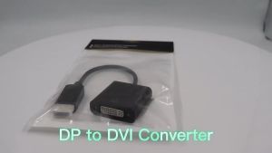 Bộ cáp chuyển Displayport ra DVI-D (24+5) DP to DVI DP sang DVI (đầu cái) fullbox dài 20cm