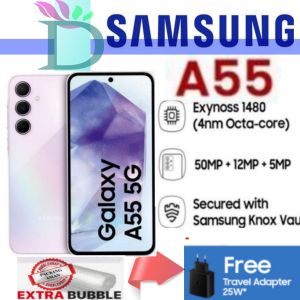 Samsung Galaxy A55 5G 8/256 Garansi Resmi Free Kouta 125 GB
