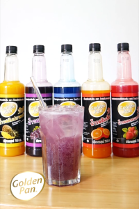 น้ำหวานเข้มข้น รสองู่น (Grape) ตรา โกลเด้น แพน (Golden Pan) ริชชี่ ขนาด 750ml