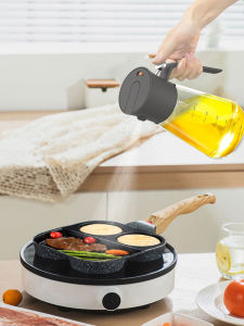LOHE | Multipurpose Oil Sprayer Transparent Glass Bottle for Air Fryer and Kitchen