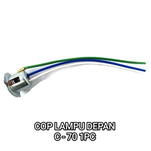 Cop Lampu Depan C70 - Pitingan / Fitting / Soket Dop Depan HONDA ASTREA / C70 / C700 / C800